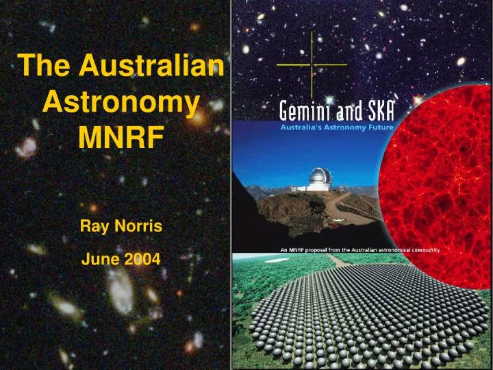the australian astronomy mnrf