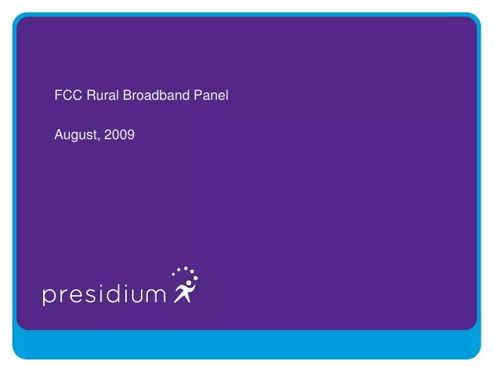 fcc rural broadband panel august 2009
