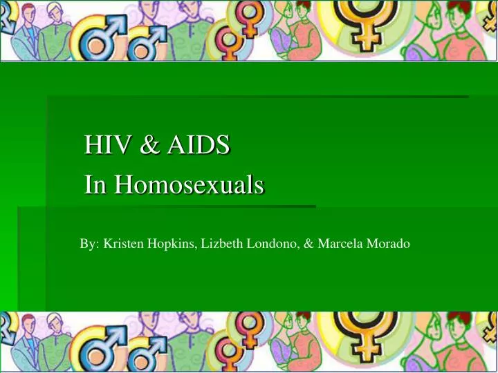 hiv aids in homosexuals