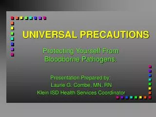 universal precautions