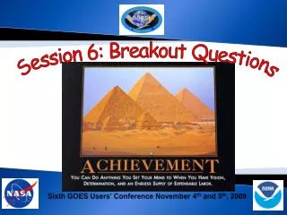 Session 6: Breakout Questions