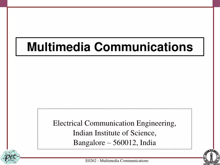 electrical communication engineering indian institute of science bangalore 560012 india