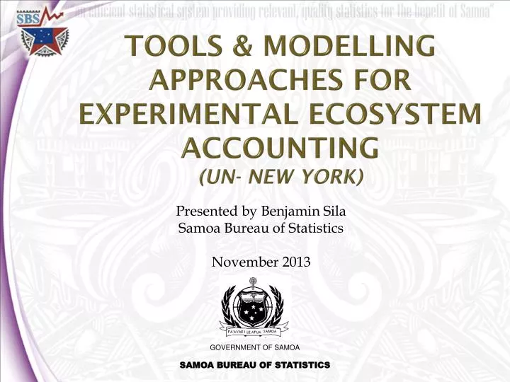 tools modelling approaches for experimental ecosystem accounting un new york