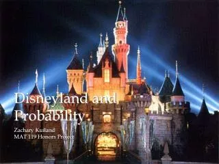 Disneyland and Probability