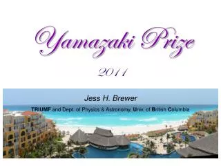 Yamazaki Prize 2011