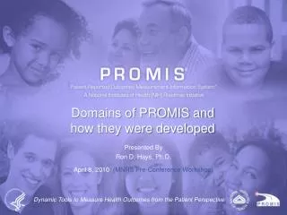 Domains of PROMIS and how they were developed
