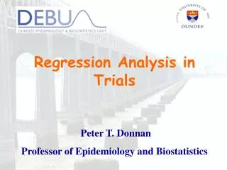 Regression Analysis in Trials
