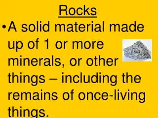 Rocks