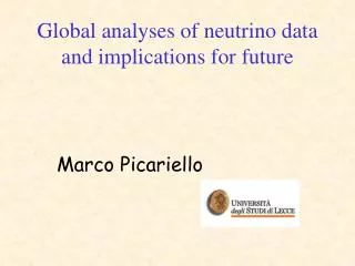 Global analyses of neutrino data and implications for future