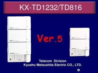 KX-TD1232/TD816