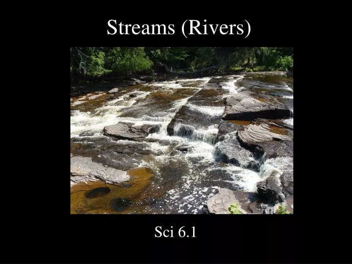 streams rivers