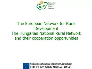 European Network for Rural Development(EN RD)