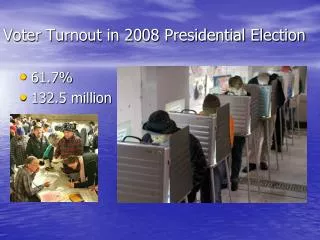 Voter Turnout in 2008 Presidential Election