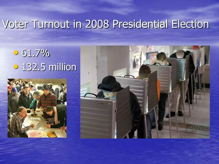 voter turnout in 2008 presidential election