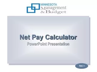 Net Pay Calculator PowerPoint Presentation