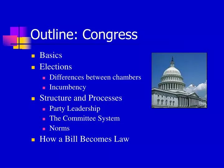 outline congress