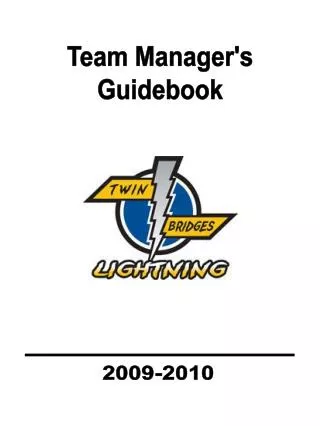 Team Manager's Guidebook