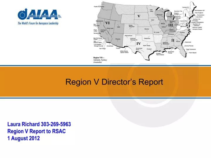 region v director s report