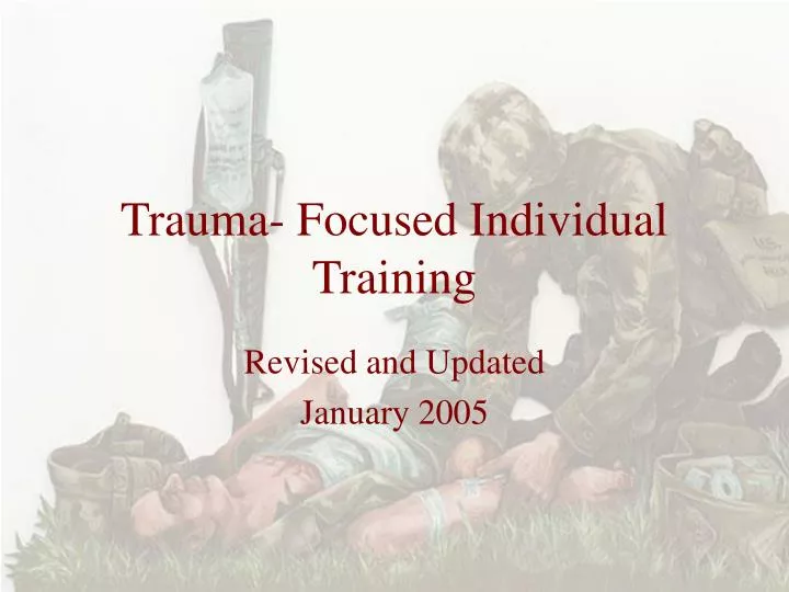 trauma focused individual training