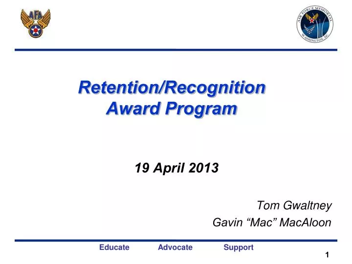 retention recognition award program