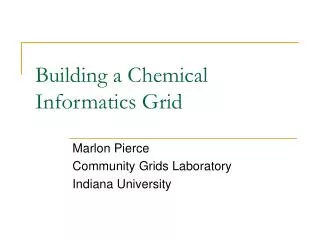 PPT - Simulation Of Chemical Reactor Performance – A Grid-Enabled ...