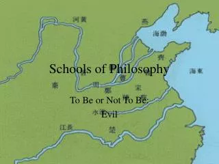 Schools of Philosophy