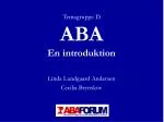 ABA En introduktion - slide 1