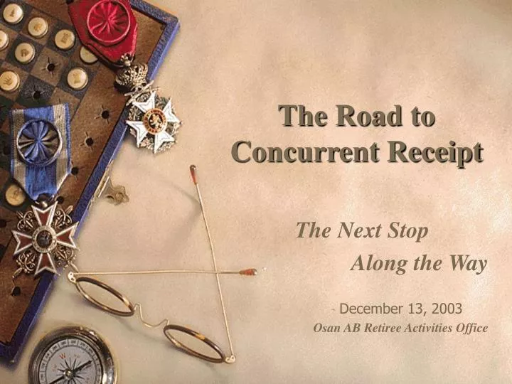 the road to concurrent receipt