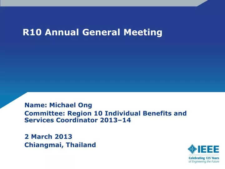 r10 annual general meeting