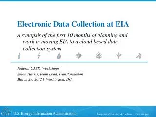 Electronic Data Collection at EIA