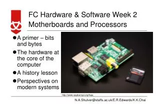 Motherboards and Processors