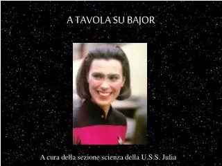 a tavola su bajor