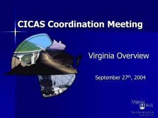 CICAS Coordination Meeting