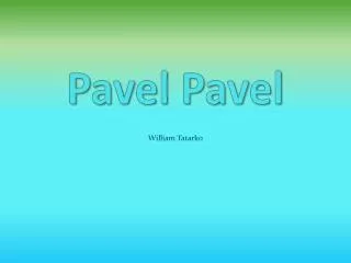 pavel pavel