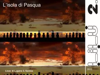 l isola di pasqua