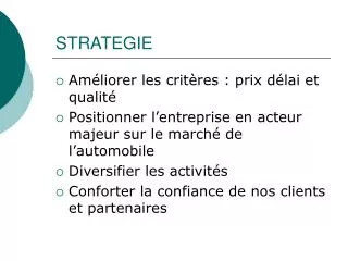 strategie
