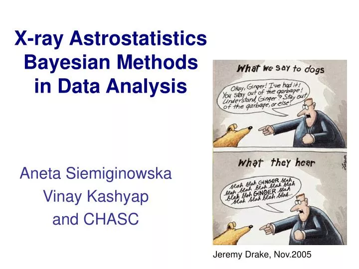 x ray astrostatistics bayesian methods in data analysis