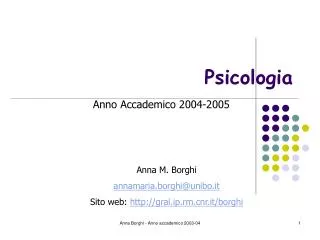 psicologia