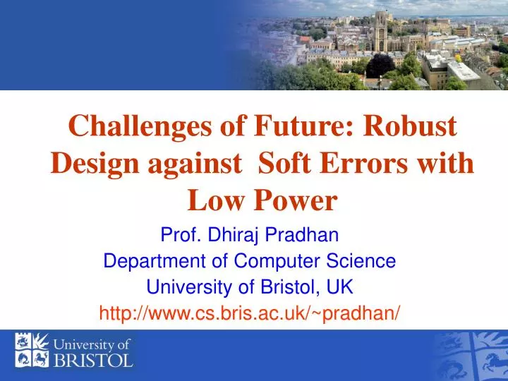 challenges of future robust design against soft errors with low power