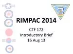 RIMPAC 2014 - slide 1