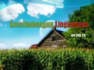 kesetimbangan lingkungan