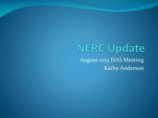 nerc update
