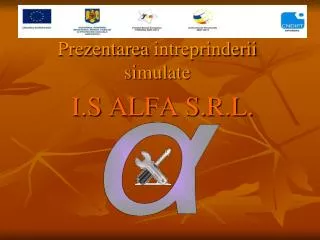 prezentarea intreprinderii simulate