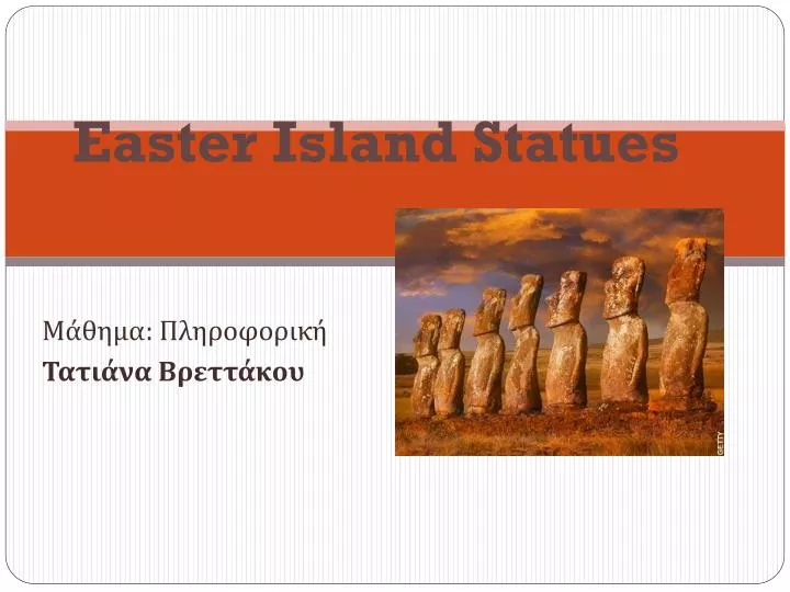 easter island statues