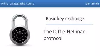 The Diffie -Hellman protocol