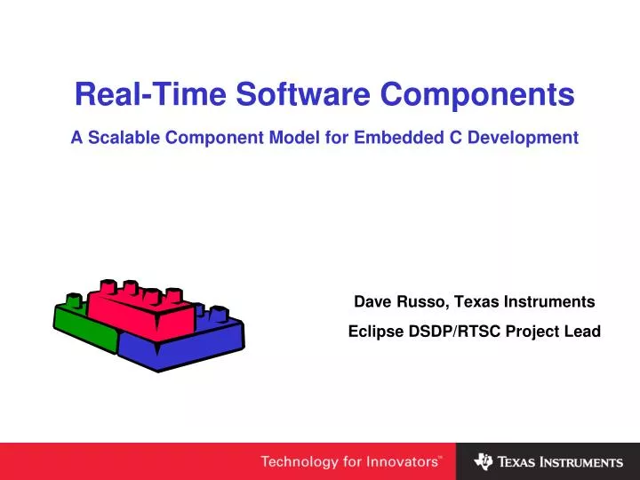 real time software components a scalable component model for embedded c development
