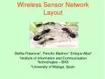 Wireless Sensor Network Layout - slide 1