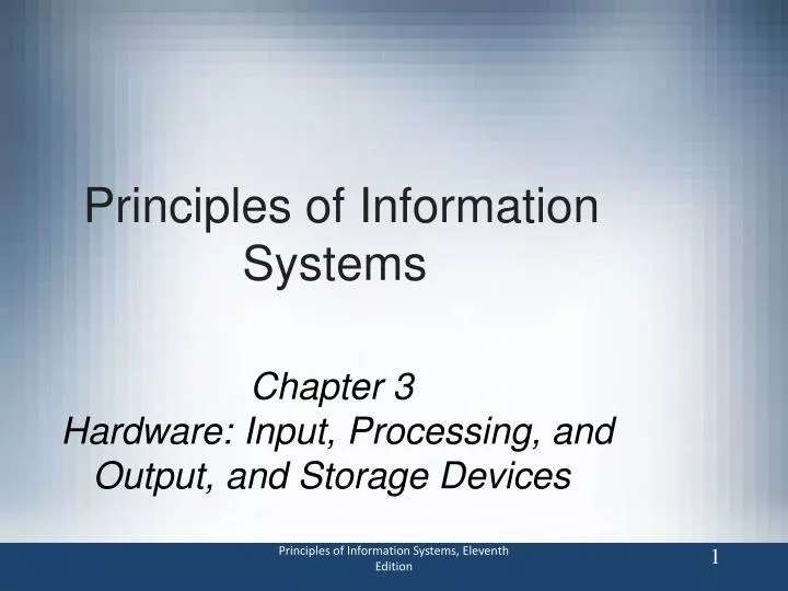 principles of information systems