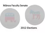 Voter Turnout in Mānoa Faculty Senate Elections - 33% Participation Report - slide 1