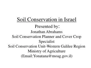 What is the meaning of soil conservation?